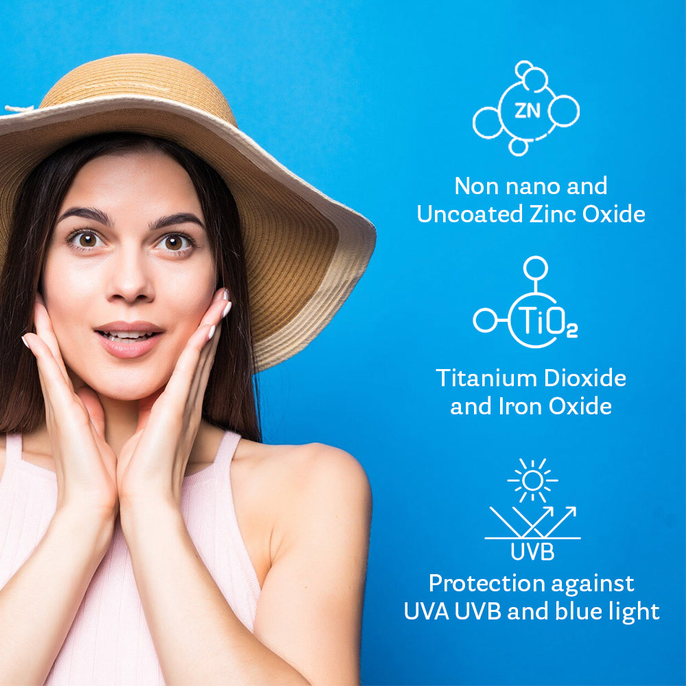 Qurez Fluid Tinted Mineral Sunscreen SPF 50 PA++++ (Pre Order) Dispatch will start from 13th May