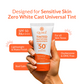 Qurez Acne-Safe Daily Protection Combo | Mattifying Tinted Sunscreen SPF 50 + Clearing Face Wash + Gentle Dab Cloth