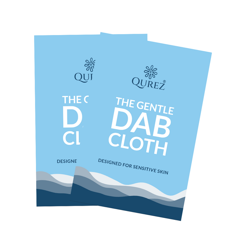 Qurez Gentle Dab Cloth – Ultra Soft Reusable Face Cloth for Gentle Drying