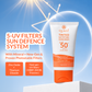 Qurez Acne-Safe Daily Protection Combo | Mattifying Tinted Sunscreen SPF 50 + Clearing Face Wash + Gentle Dab Cloth