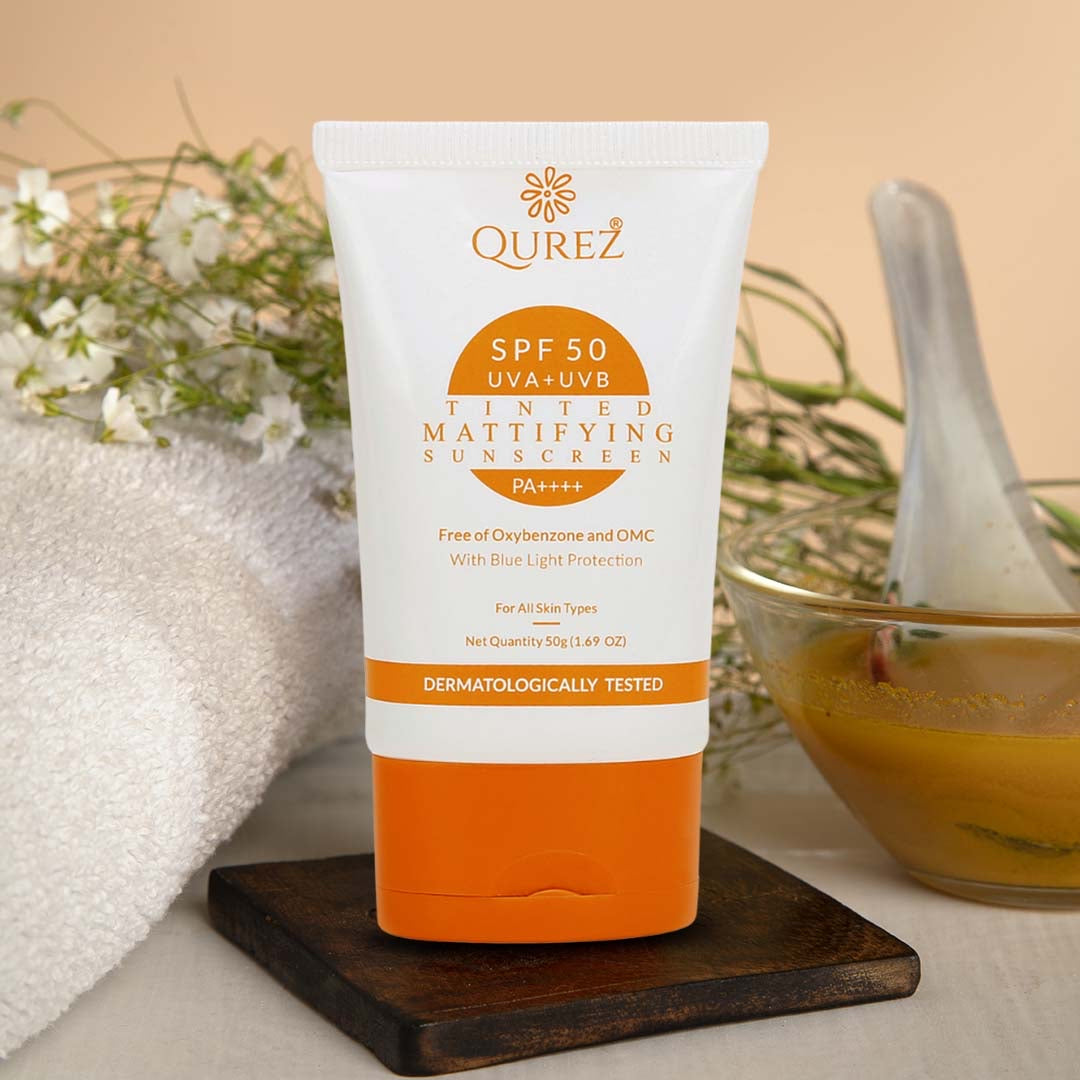 Mattifying Tinted Sunscreen  SPF 50 PA++++ | Oxybenzone & OMC Free