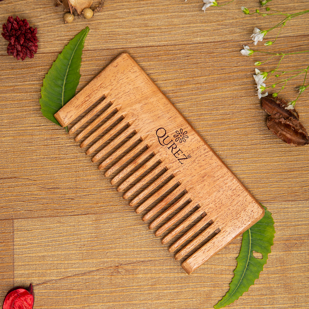 De-tangling Neem Wood Comb | 100% Biodegradable