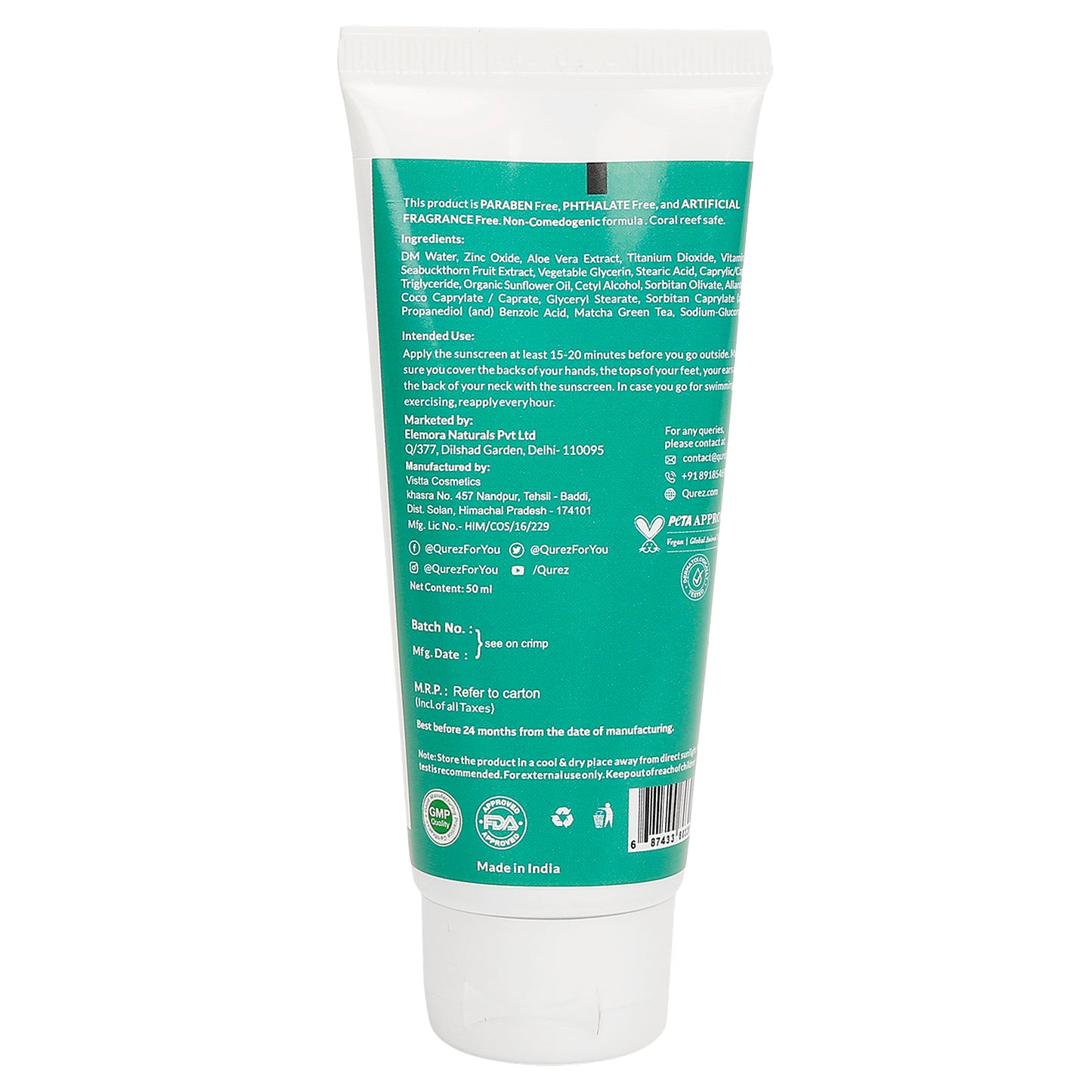 Mattifying Mineral Sunscreen SPF 30 PA+++ | Blue Light Protection