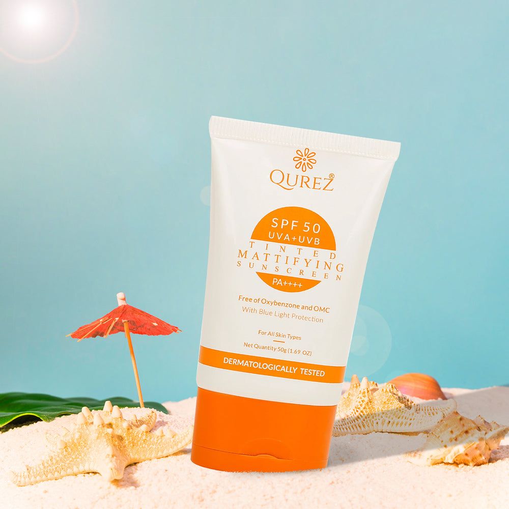 Mattifying Tinted Sunscreen  SPF 50 PA++++ | Oxybenzone & OMC Free