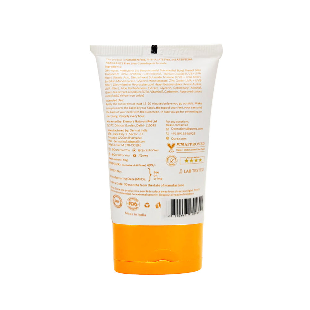 Mattifying Tinted Sunscreen  SPF 50 PA++++ | Oxybenzone & OMC Free