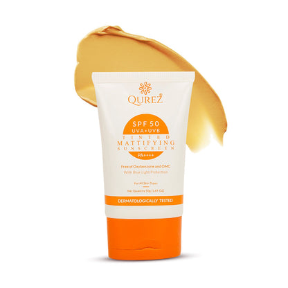 Mattifying Tinted Sunscreen  SPF 50 PA++++ | Oxybenzone & OMC Free