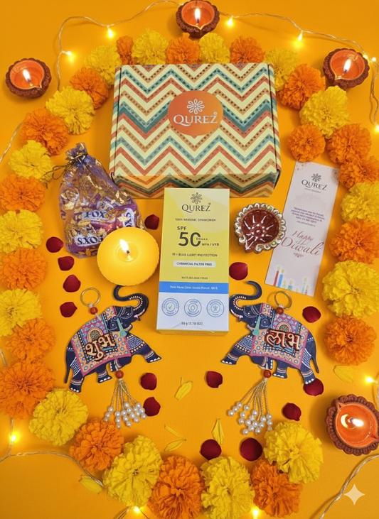 Qurez Vibrant Festivity Gift Set -  Diwali Gift Box for Family