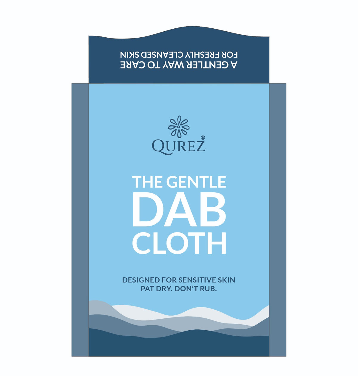 Dab Cloth Qurez Gentle Dab Cloth – Ultra Soft Reusable Face Cloth for Gentle Dry
