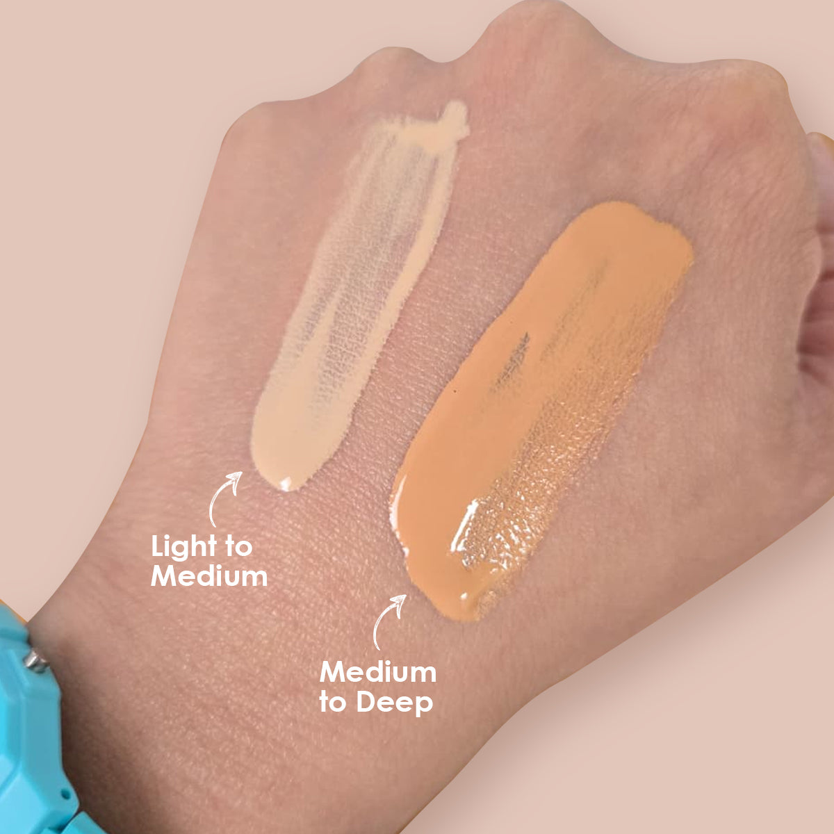 Qurez Fluid Tinted Mineral Sunscreen SPF 50 PA++++ with Cica, Ceramides and HA | Dermatologically Tested & Pregnancy Safe