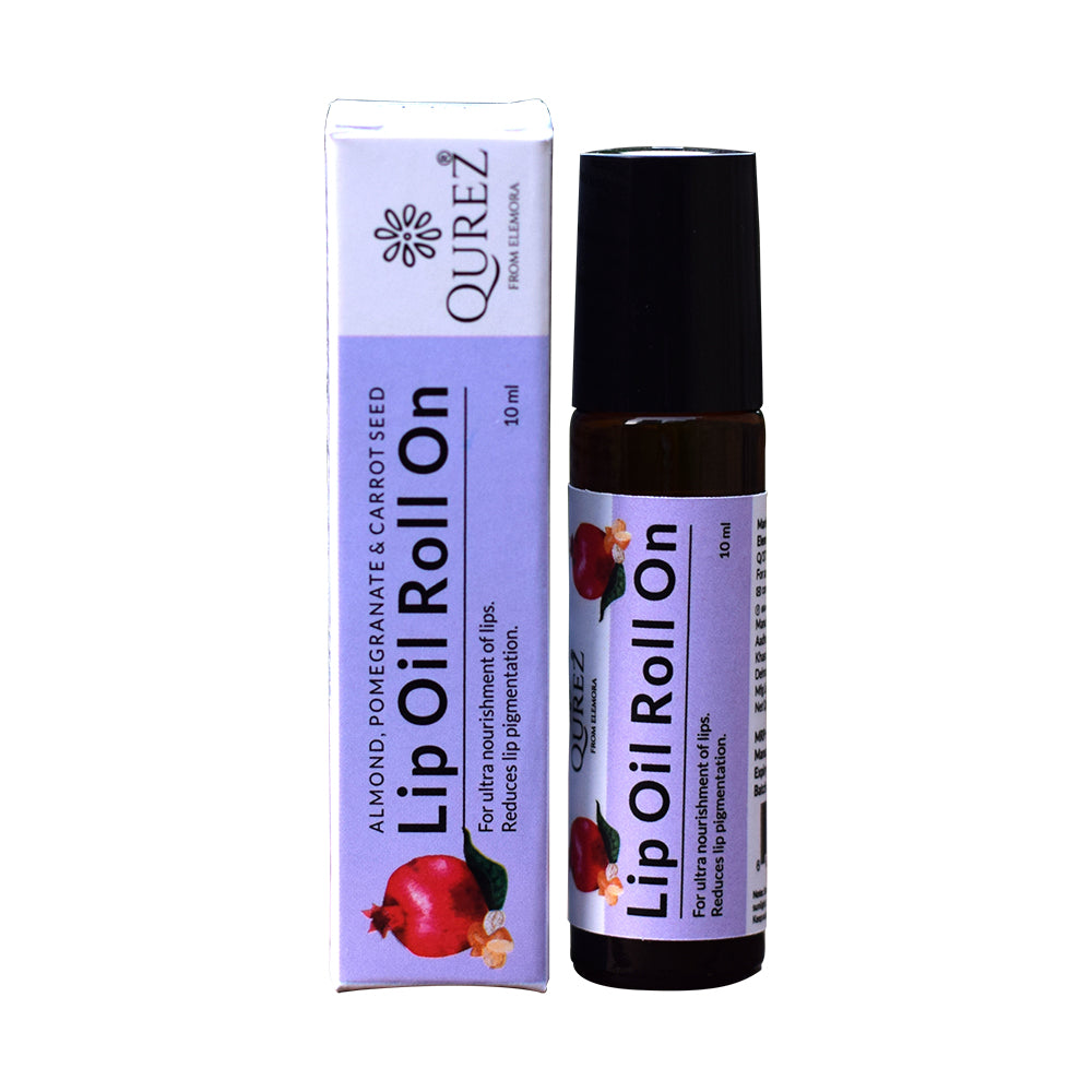 Almond, Pomegranate and Carrot Seed Lip Oil Roll On, 10 ml